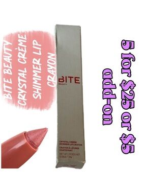 Bite Beauty Crystal Creme Lip Crayon in Rose Glacé